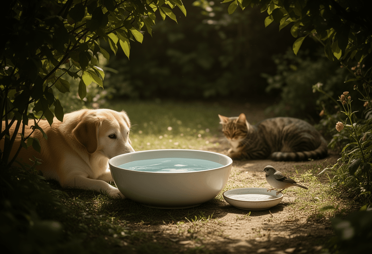 Canicule et forte chaleur : aider les animaux